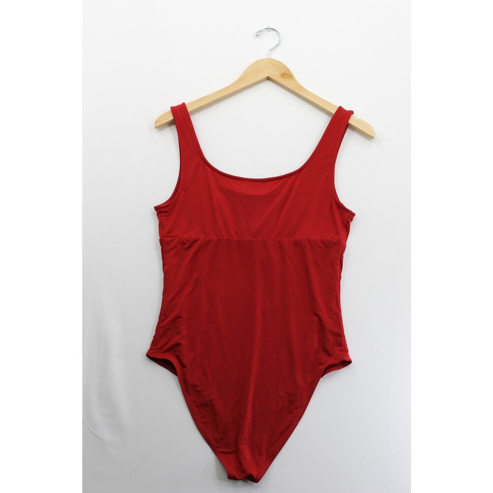 NWT WAYF red cinched tank top body suit womens large romantic ethereal angelcore - Picture 3 of 5